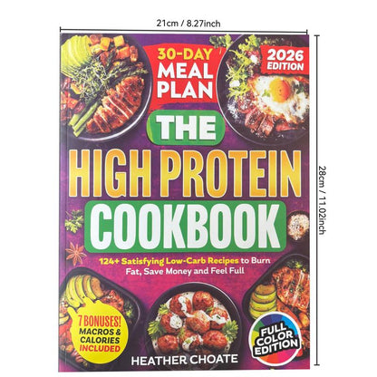 The High Protein Cookbook: 30-Day Meal Plan