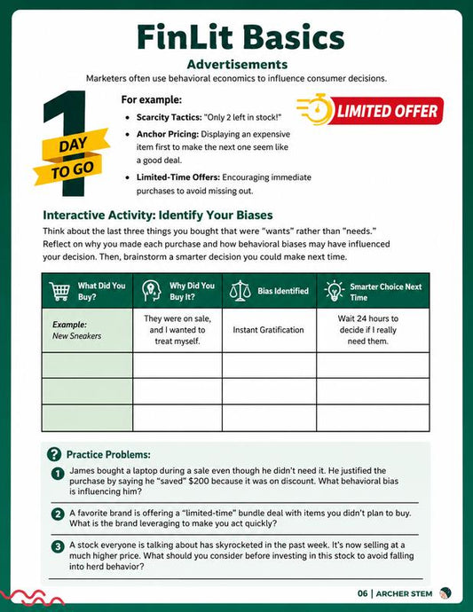Financial Literacy Workbook